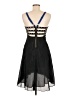 Leifnotes Chevron-herringbone Black Cocktail Dress Size 6 - photo 2