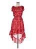 Devlin Paisley Red Casual Dress Size M - photo 1