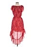 Devlin Paisley Red Casual Dress Size M - photo 2