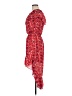 Devlin Paisley Red Casual Dress Size M - photo 5