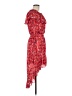 Devlin Paisley Red Casual Dress Size M - photo 4