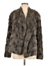 BB Dakota 100% Polyester Gray Faux Fur Jacket Size M - photo 1