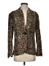 Boston Proper Animal Print Gold Blazer Size 4 - photo 1