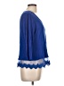 Mirror Image Blue 3/4 Sleeve Top Size L - photo 4