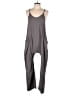 Assorted Brands Solid Gray Jumpsuit Size S - photo 1