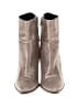 Paige Metallic Silver Ankle Boots Size 7 - photo 2