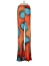 Arthur 100% Polyester Print Orange Casual Pants Size 4 - photo 1