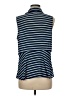 CAbi 100% Polyester Blue Sleeveless Blouse Size M - photo 2