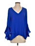 Vince Camuto 100% Polyester Blue 3/4 Sleeve Blouse Size S - photo 1