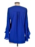 Vince Camuto 100% Polyester Blue 3/4 Sleeve Blouse Size S - photo 2