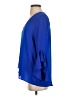 Vince Camuto 100% Polyester Blue 3/4 Sleeve Blouse Size S - photo 5