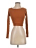 Illa Illa Brown Long Sleeve Top Size S - photo 1