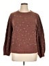Ann Taylor LOFT Stars Brown Pullover Sweater Size XL - photo 1