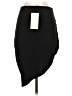 Zara 100% Polyester Solid Black Formal Skirt Size XS - photo 2