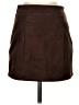 Studio 100% Polyester Solid Brown Casual Skirt Size S - photo 1