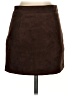 Studio 100% Polyester Solid Brown Casual Skirt Size S - photo 2