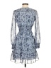 Max Studio Paisley Blue Cocktail Dress Size XS - photo 2