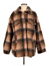 American Eagle Outfitters Plaid Brown Coat Size M - photo 1