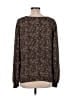 CAbi 100% Polyester Brown Long Sleeve Blouse Size L - photo 2