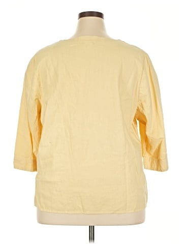 Hot Cotton 3/4 Sleeve Top (view 2)