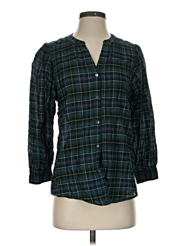 J. McLaughlin 3/4 Sleeve Button-Down Shirt (view 1)