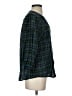 J. McLaughlin Argyle Green 3/4 Sleeve Button-Down Shirt Size XS - photo 4