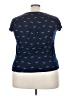 IZOD Blue Short Sleeve Top Size XL - photo 2