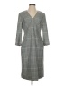 Escada Plaid Gray Casual Dress Size EU 36 / US 6 - photo 1
