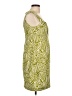Perceptions Graphic Green Casual Dress Size 12 (petite) - photo 4