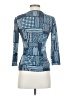J. McLaughlin Blue 3/4 Sleeve Blouse Size XS - photo 2