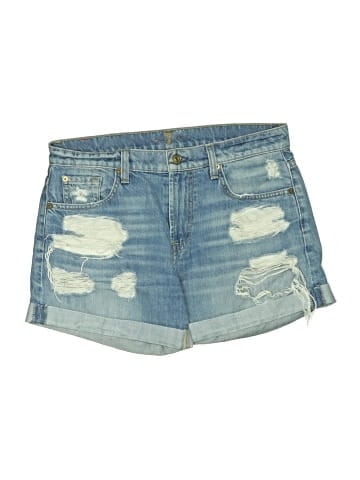 7 For All Mankind Denim Shorts (view 1)