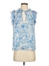 Intermix 100% Viscose Blue Sleeveless Blouse Size S - photo 1