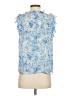 Intermix 100% Viscose Blue Sleeveless Blouse Size S - photo 2