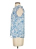 Intermix 100% Viscose Blue Sleeveless Blouse Size S - photo 5