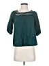 Deletta Teal 3/4 Sleeve Blouse Size XS - photo 1