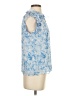 Intermix 100% Viscose Blue Sleeveless Blouse Size S - photo 4