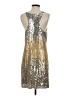 BCBGMAXAZRIA Metallic Silver Cocktail Dress Size XS - photo 2