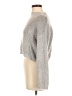 Olivaceous Metallic Gray Turtleneck Sweater Size M - photo 5