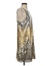 BCBGMAXAZRIA Metallic Silver Cocktail Dress Size XS - photo 4