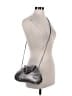 Assorted Brands 100% Leather Metallic Gray Silver Leather Clutch One size - photo 2