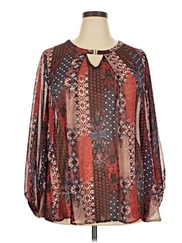 AGB 3/4 Sleeve Blouse (view 1)