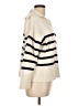 Zara Stripes Ivory Pullover Sweater Size L - photo 4