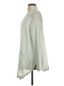 White + Warren 100% Cashmere Green Cardigan Size S - photo 5
