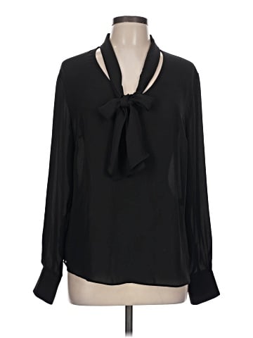 White House Black Market Long Sleeve Blouse (view 1)