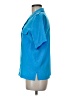 Chaus 100% Polyester Blue Short Sleeve Blouse Size 8 - photo 5