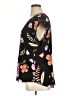 Express Floral Black Short Sleeve Blouse Size XL - photo 5