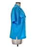 Chaus 100% Polyester Blue Short Sleeve Blouse Size 8 - photo 4