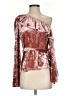 StyleStalker Burgundy 3/4 Sleeve Blouse Size XS - photo 1