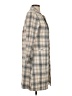 Camellia 100% Polyester Plaid Ivory Coat Size XS - photo 4