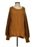 Madewell 100% Cotton Solid Brown Pullover Sweater Size S - photo 1